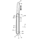 This illustration of the device’s side shows how its rollable screen is situated inside its body.